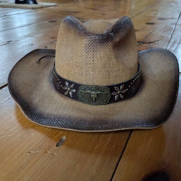 Western Cowboy Cowgirl Hat - Picture 2 of 7